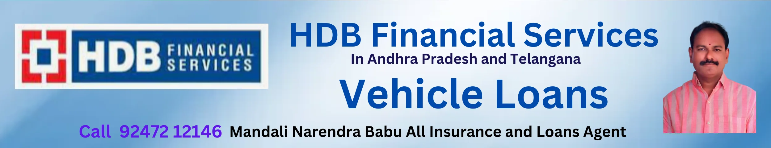 HDB Vehicle Loans in West Godavari and East Godavari