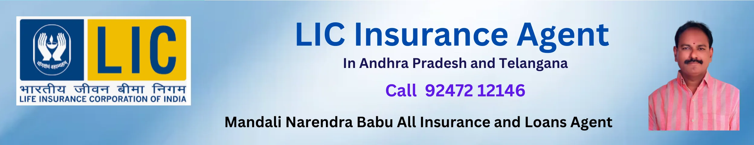 LIC Insurance agent in West Godavari and East Godavari