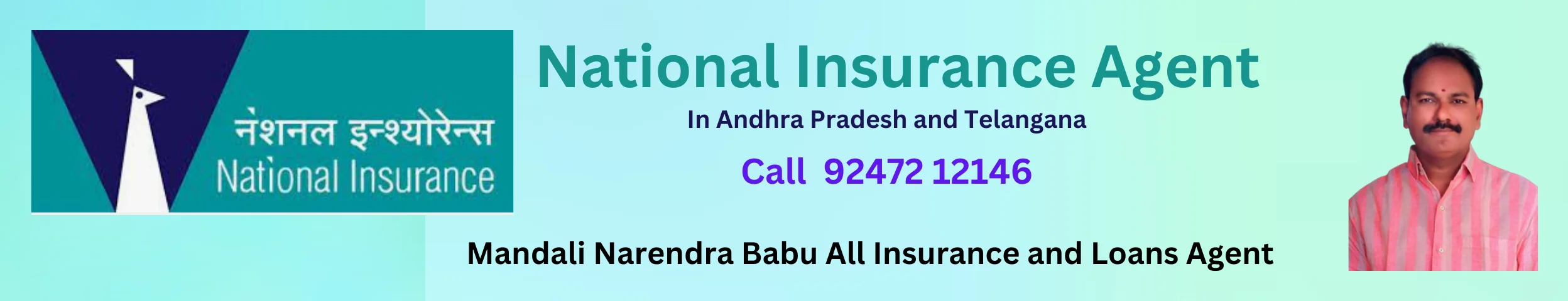 National Insurance Agent in West Godavari and East Godavari